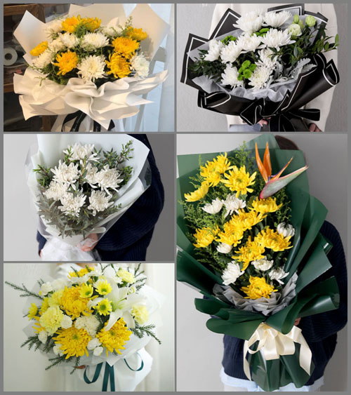 安徽宿州市砀山县周寨镇解楼村白事花束代送
